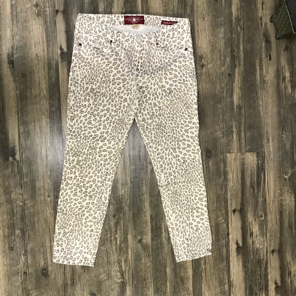 Leopard Print Jeans